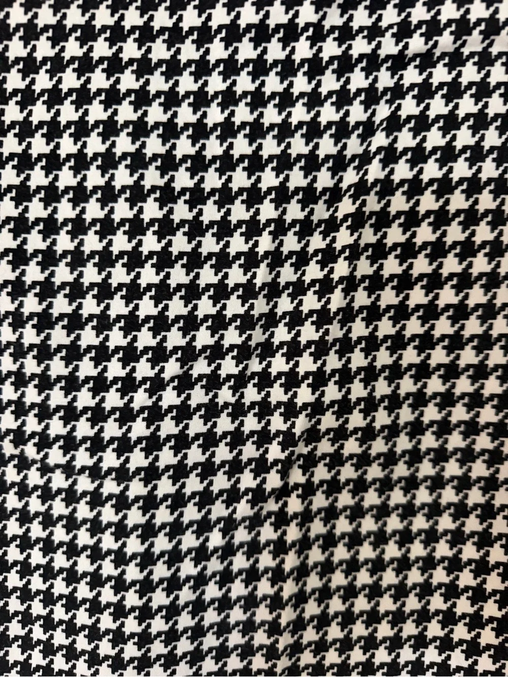 Ralph Lauren Black and White Houndstooth Pencil Skirt